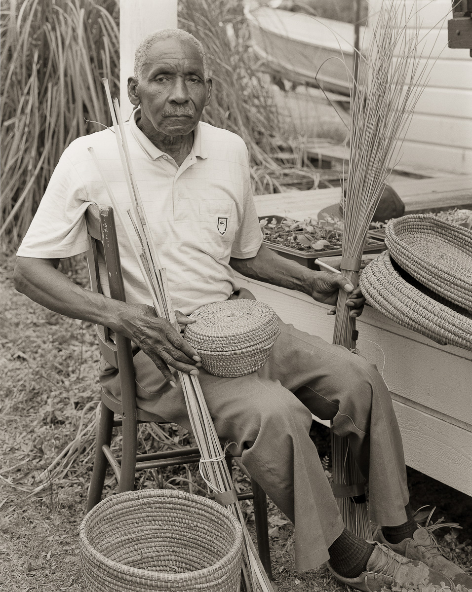 Mr Brown, Basket Weaver, St Helena Island, SC 