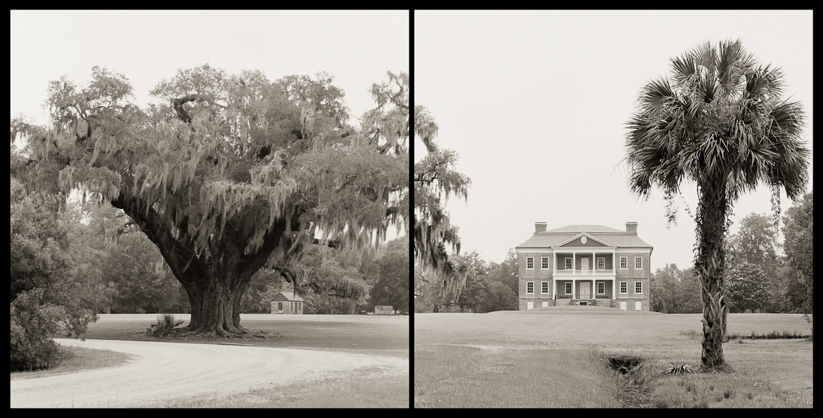Drayton Hall Plantation Diptych, Charleston, SC