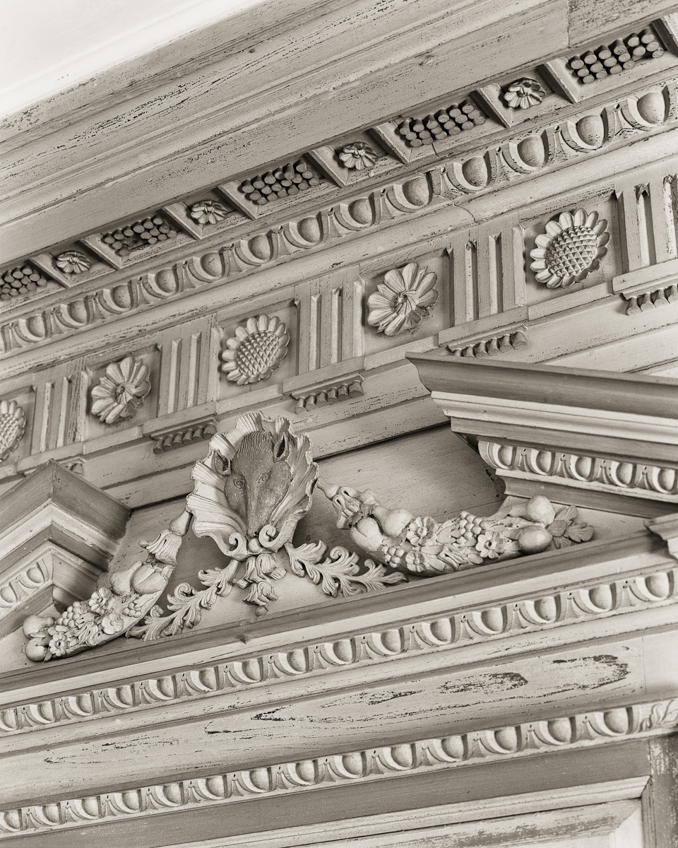 Great Room, Mantle detail, Drayton Hall